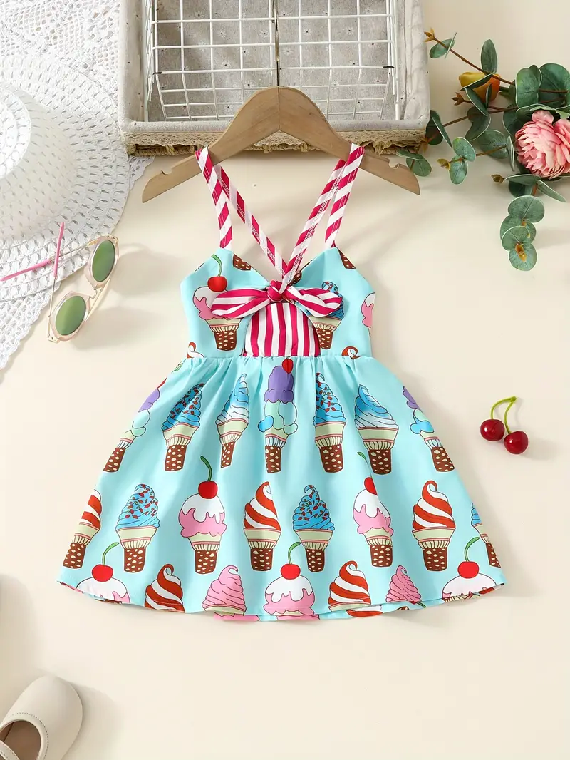 Teal ice cream dress – Miss Q Baby
