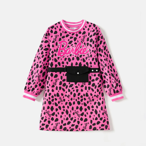 Leopard Sweatshirt Dress (Size Kids 3-4Y)