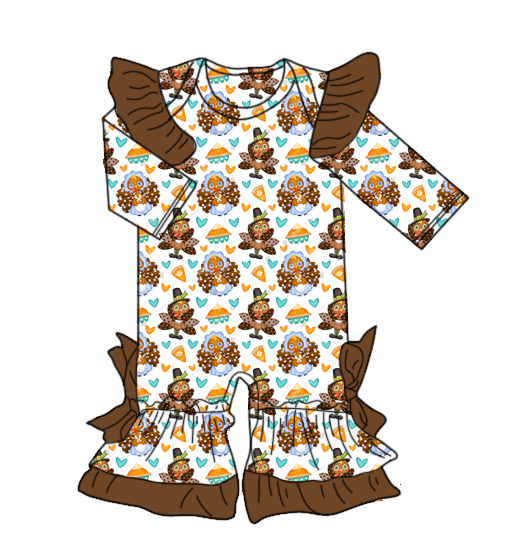 Thanksgiving romper 2025