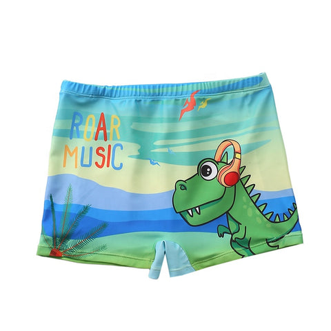 S6078 - Animal Printed Boys Trunks Swim Shorts