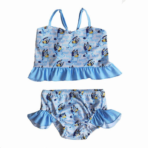 Kid's Bluey Print Swimsuit
