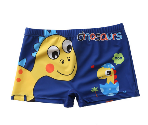 S6095 - Animal Printed Boys Trunks Swim Shorts
