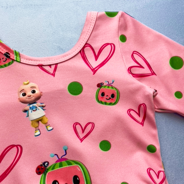 Girl's Pink Cocomelon Outfit