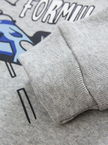 Grey Astronaut Print Pajamas Set